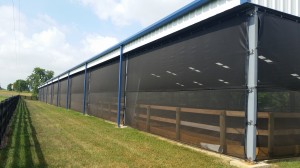 GaleShield Cable Mount Screens. KEEPS OUT WIND, RAIN, SLEET, SNOW, and HOT-DRYING SUN