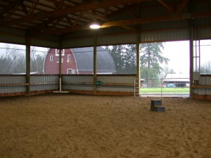 View through GaleShield Stationary Screens. Lets the VIEW IN...Keeps the WEATHER OUT