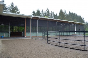 Arena Side Wall with GaleShield Stationary Screens