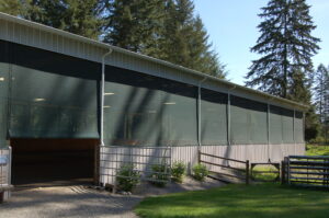 Arena Side Wall with GaleShield Stationary Screen Kits